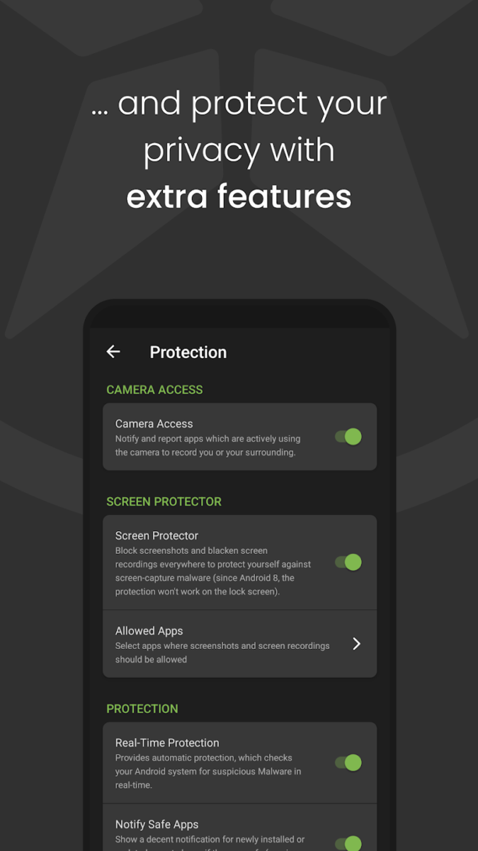 تطبيق Antivirus AI Spyware Security