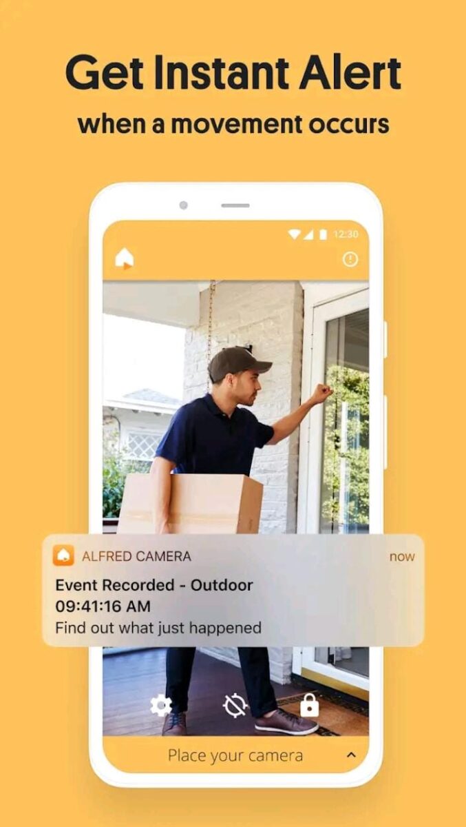 تطبيق Alfred Home Security Camera