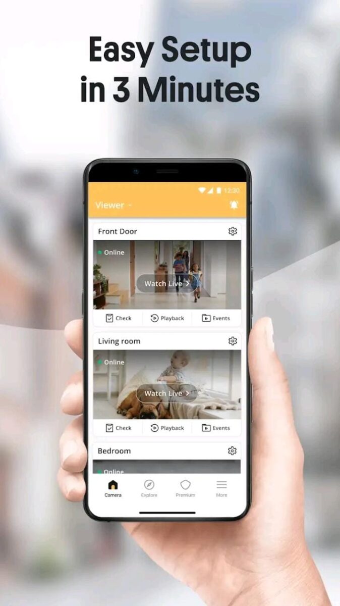 تطبيق Alfred Home Security Camera