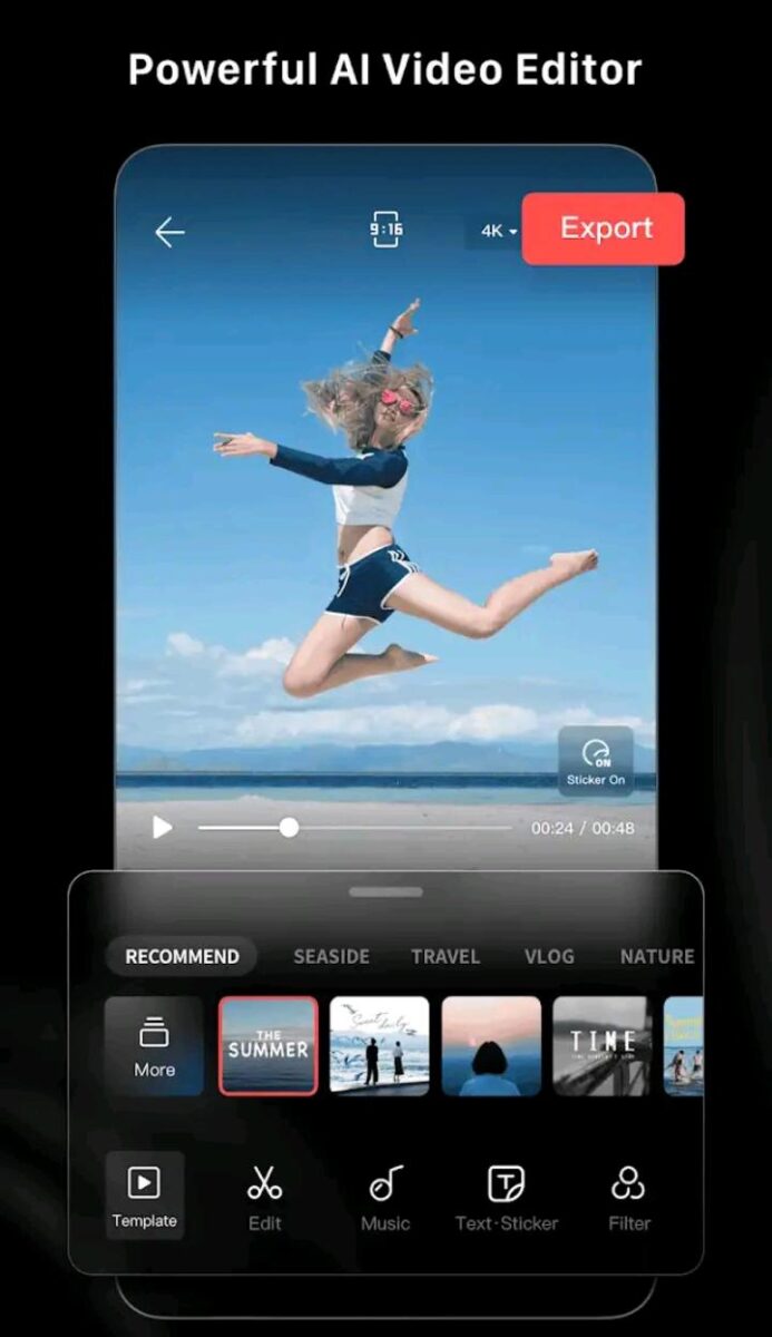 تطبيق LightCut -AI Auto Video Editor