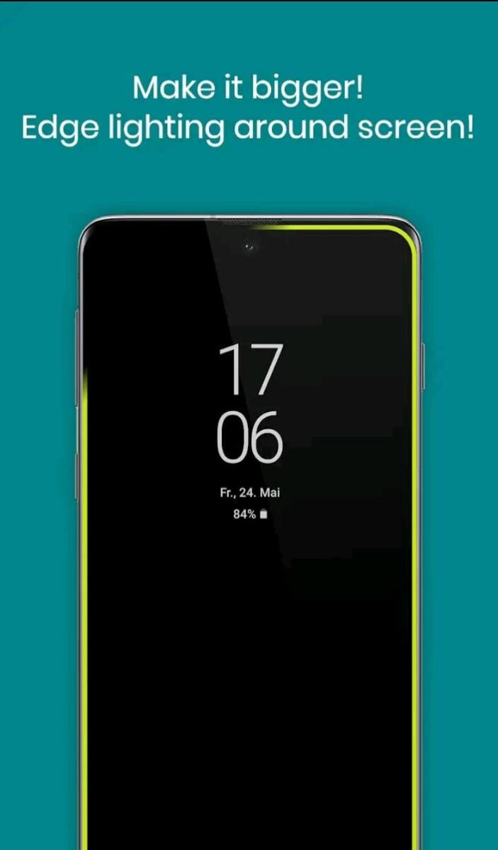 تطبيق Notification light for Samsung
