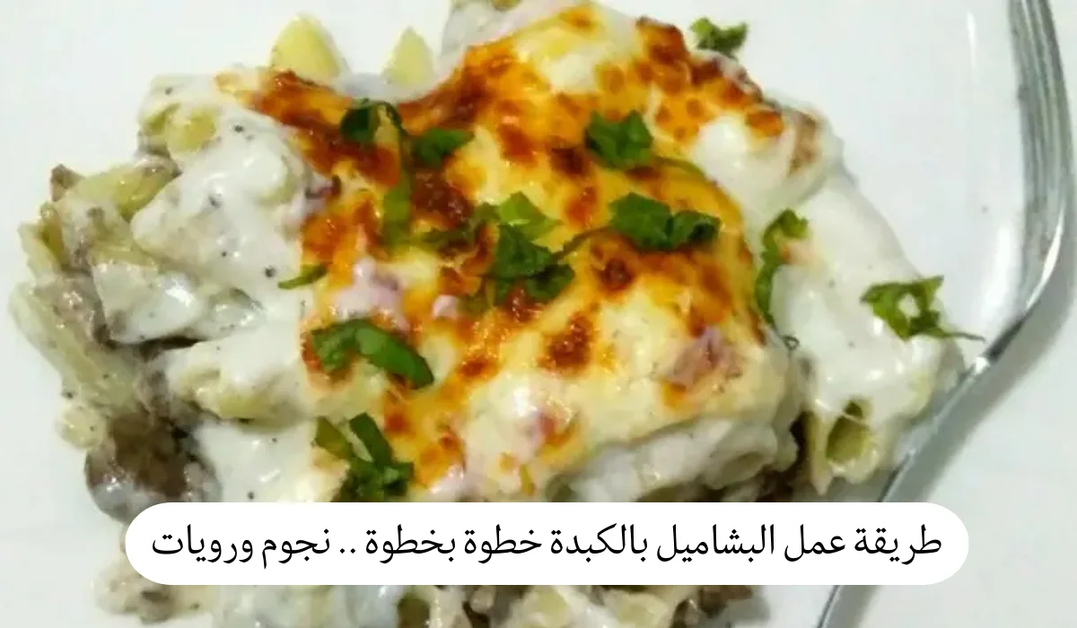 طريقة عمل البشاميل بالكبدة خطوة بخطوة