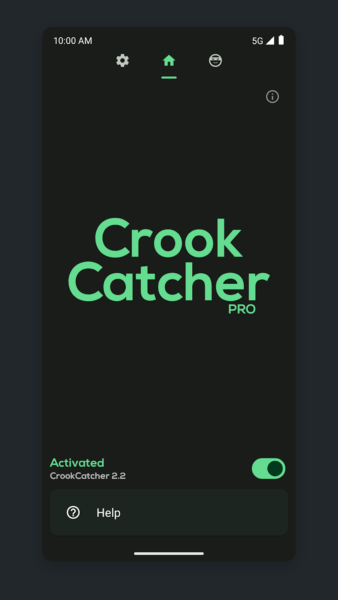 تطبيق CrookCatcher - مكافحة السرقة