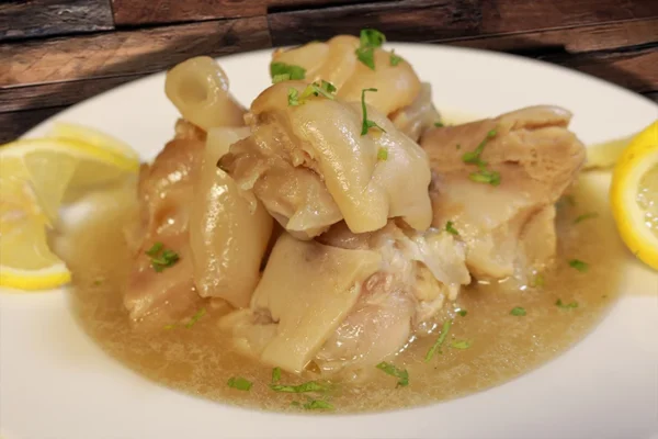 طاجن ورق العنب بالكوارع