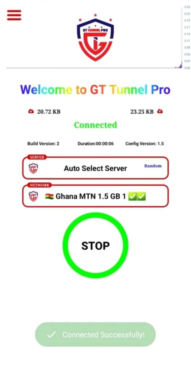 تطبيق GT Tunnel Pro VPN