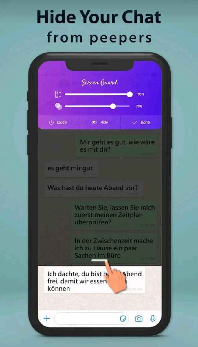 تطبيق Screen Guard - Hide Screen