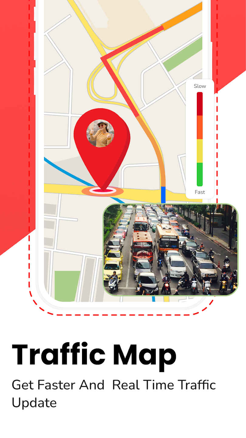 تطبيق GPS Satellite Map - Live Earth