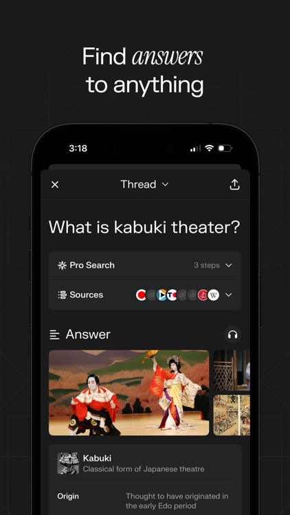 تطبيق Perplexity - Ask Anything