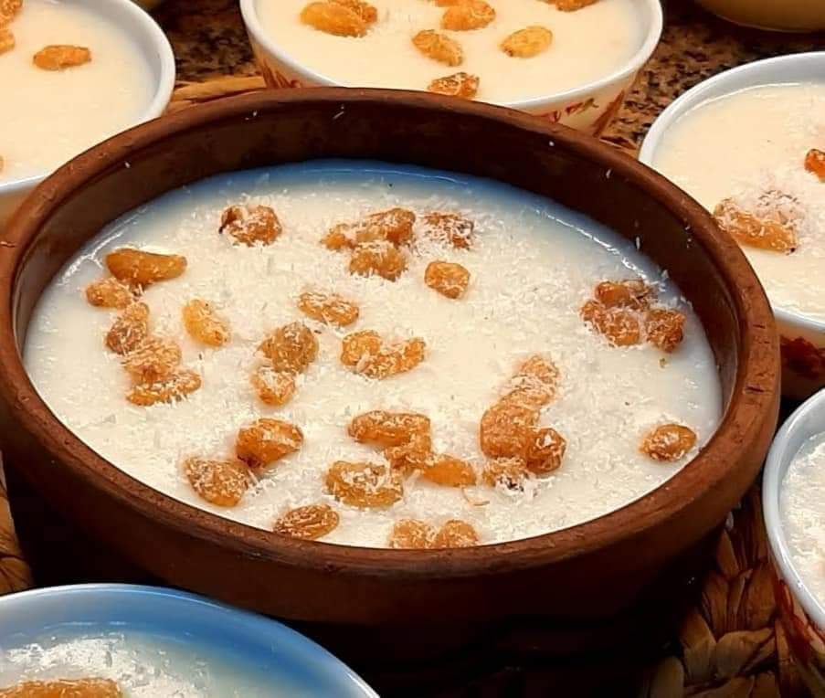 الأرز باللبن والقشطة