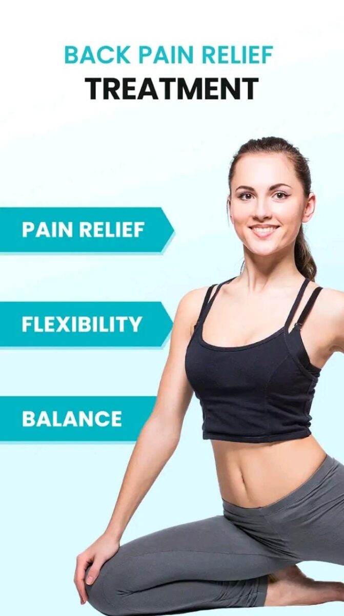 تطبيق Back Pain Relief Yoga at Home