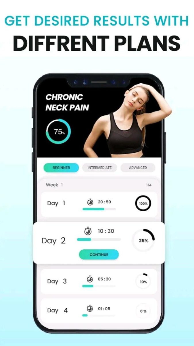 تطبيق Back Pain Relief Yoga at Home