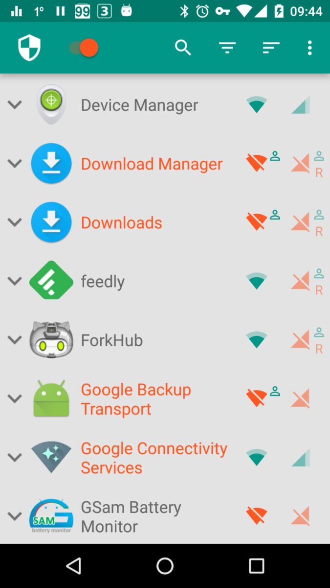 تطبيق NetGuard - no-root firewall