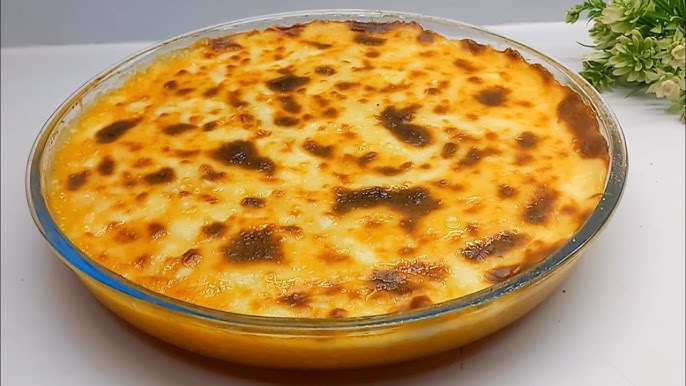 صينية البطاطا بالبشاميل