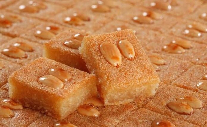 البسبوسة بطريقة فاطمة أبو حاتي