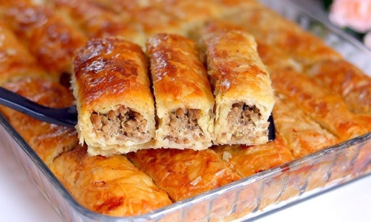 أصابع الجلاش المحشية باللحمة