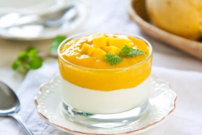 طريقة تحضير الرز بلبن بالمانجو