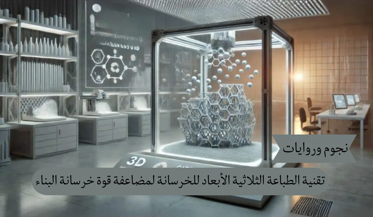باحثون يبتكرون تقنية ثورية في الطباعة الثلاثية الأبعاد للخرسانة تعزز قوتها بنسبة تبلغ 45%