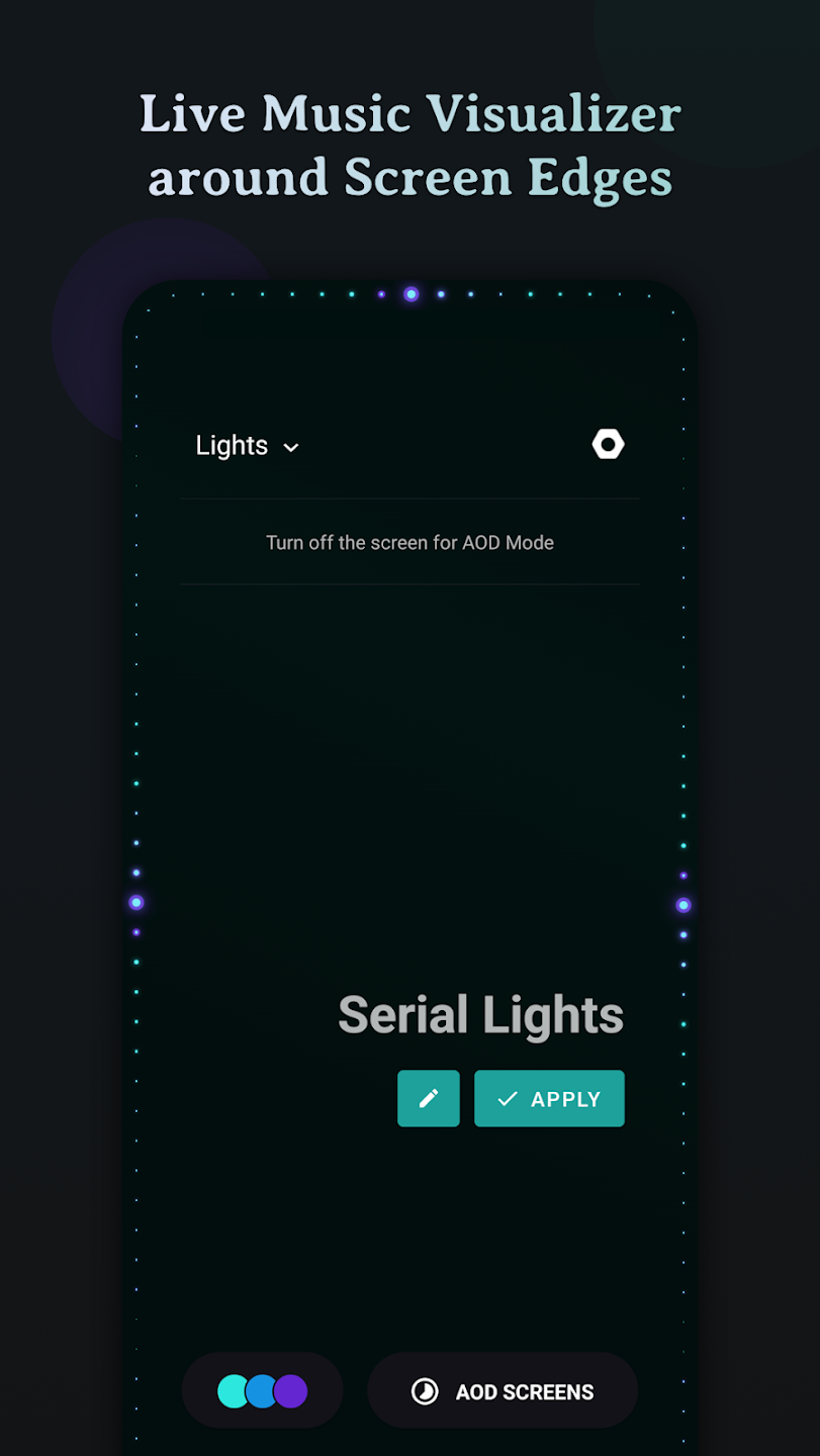 تطبيق Muviz Edge: AOD & Edge Lights