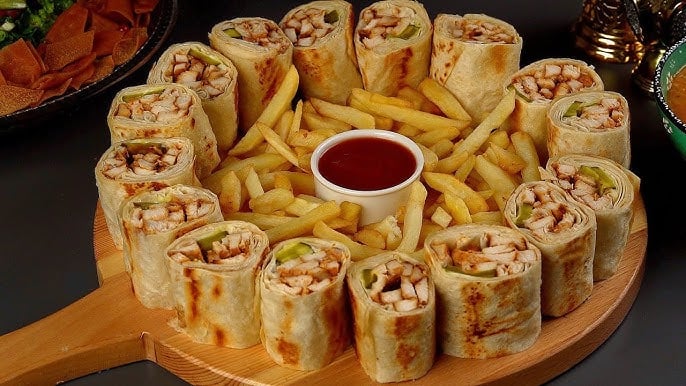 صينية شاورما دجاج