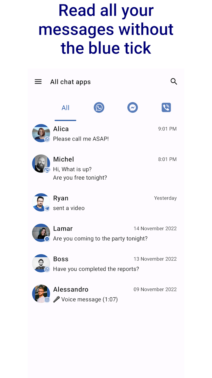 تطبيق NoBlueTick: No Last Read