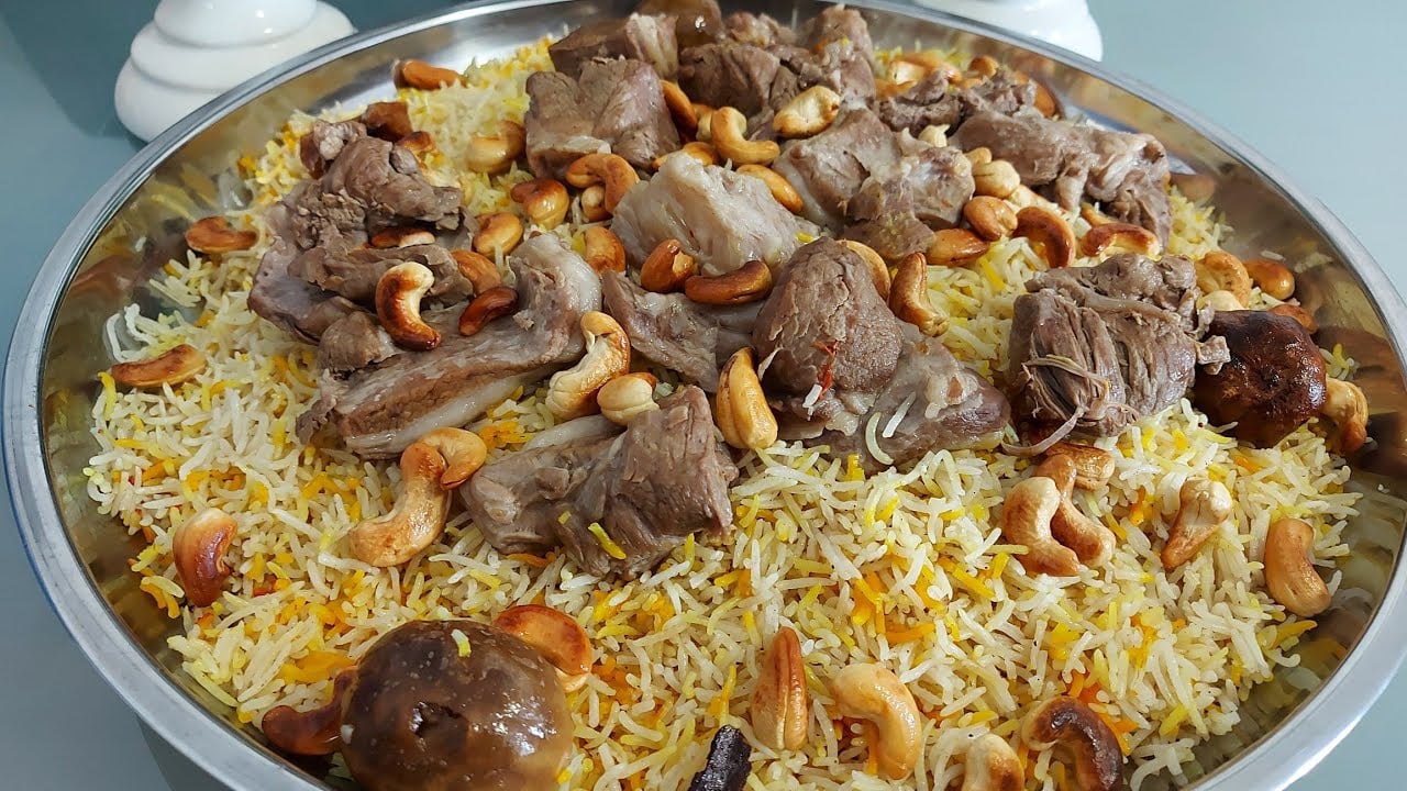 المندي السعودي باللحم