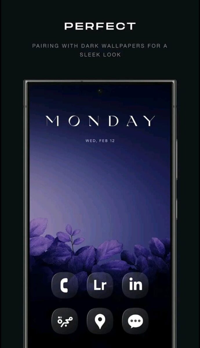 تطبيق Glassify Icon Pack 