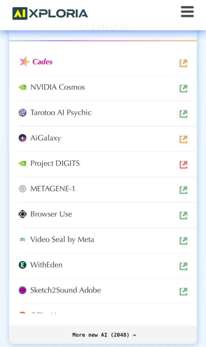 موقع AI Tools Directory