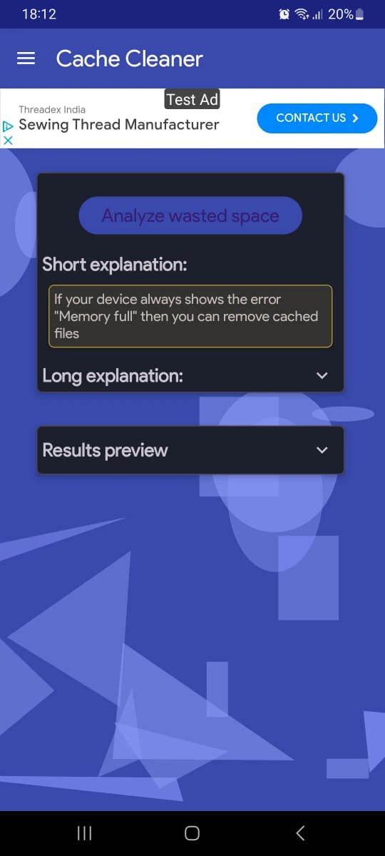تطبيق Cache Cleaner