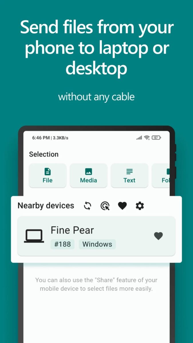 تطبيق LocalSend: Transfer Files