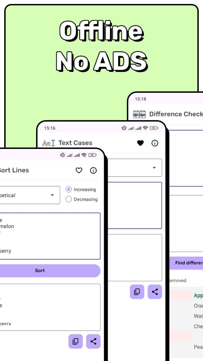 تطبيق Txtfy: Text Manipulation Tools