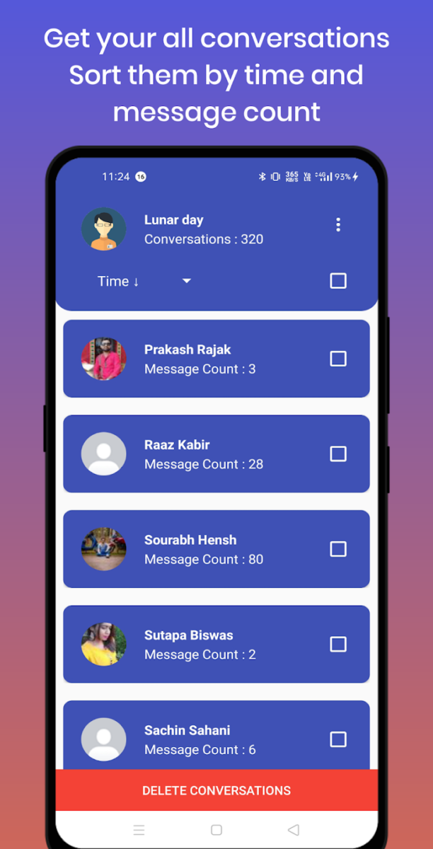 تطبيق Delete Messages on Messenger a
