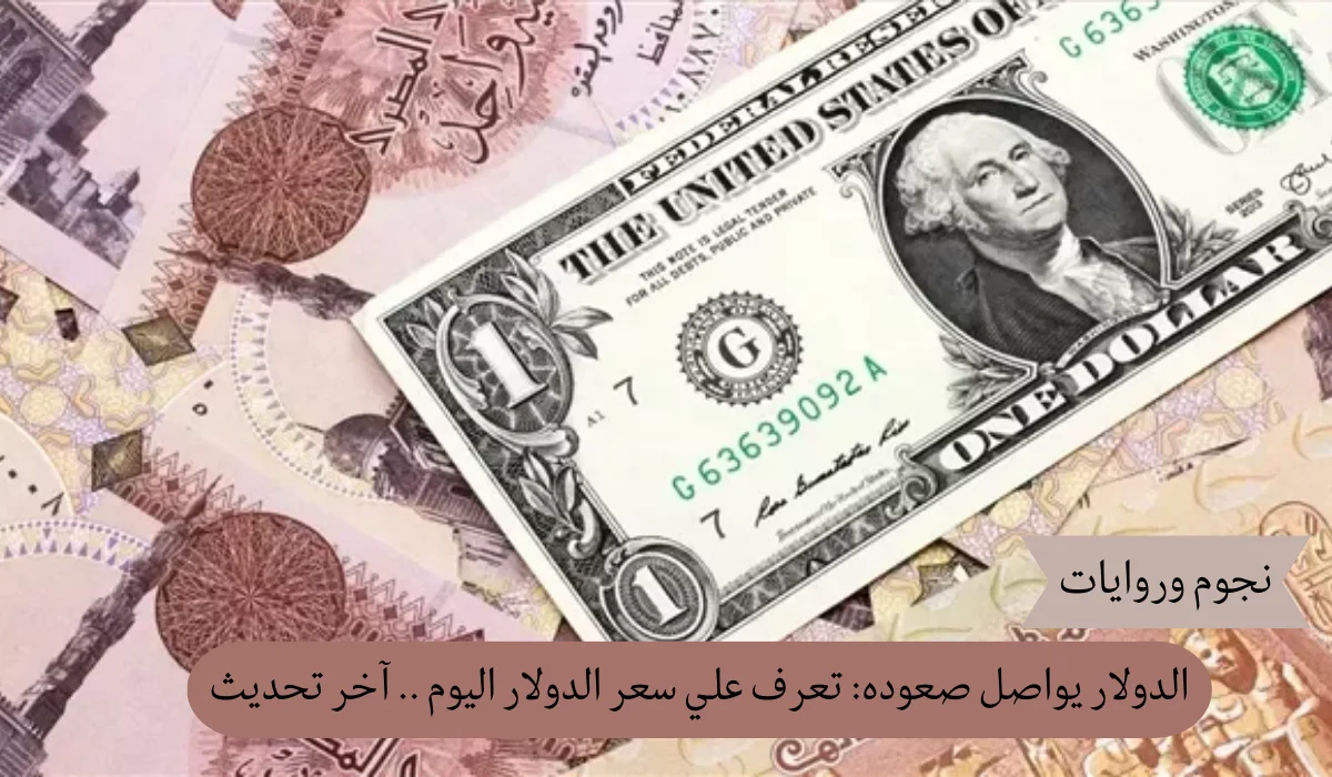 الدولار يواصل صعوده: تعرف علي سعر الدولار اليوم .. آخر تحديث