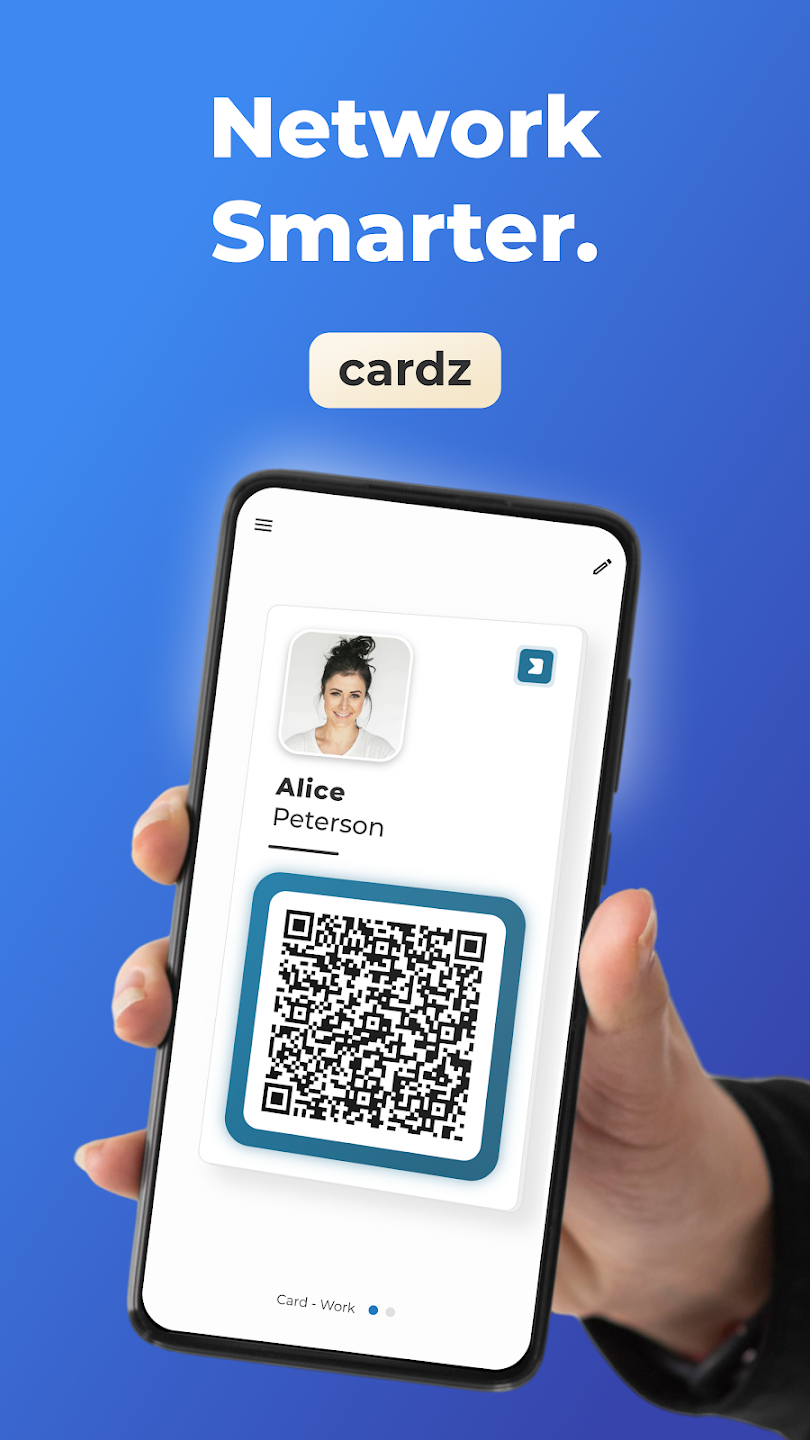 تطبيق Digital Business Card - Cardz