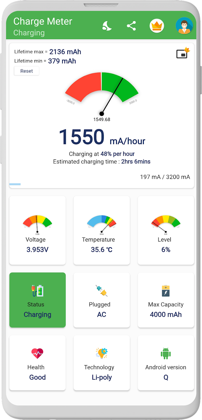 تطبيق Charge Meter