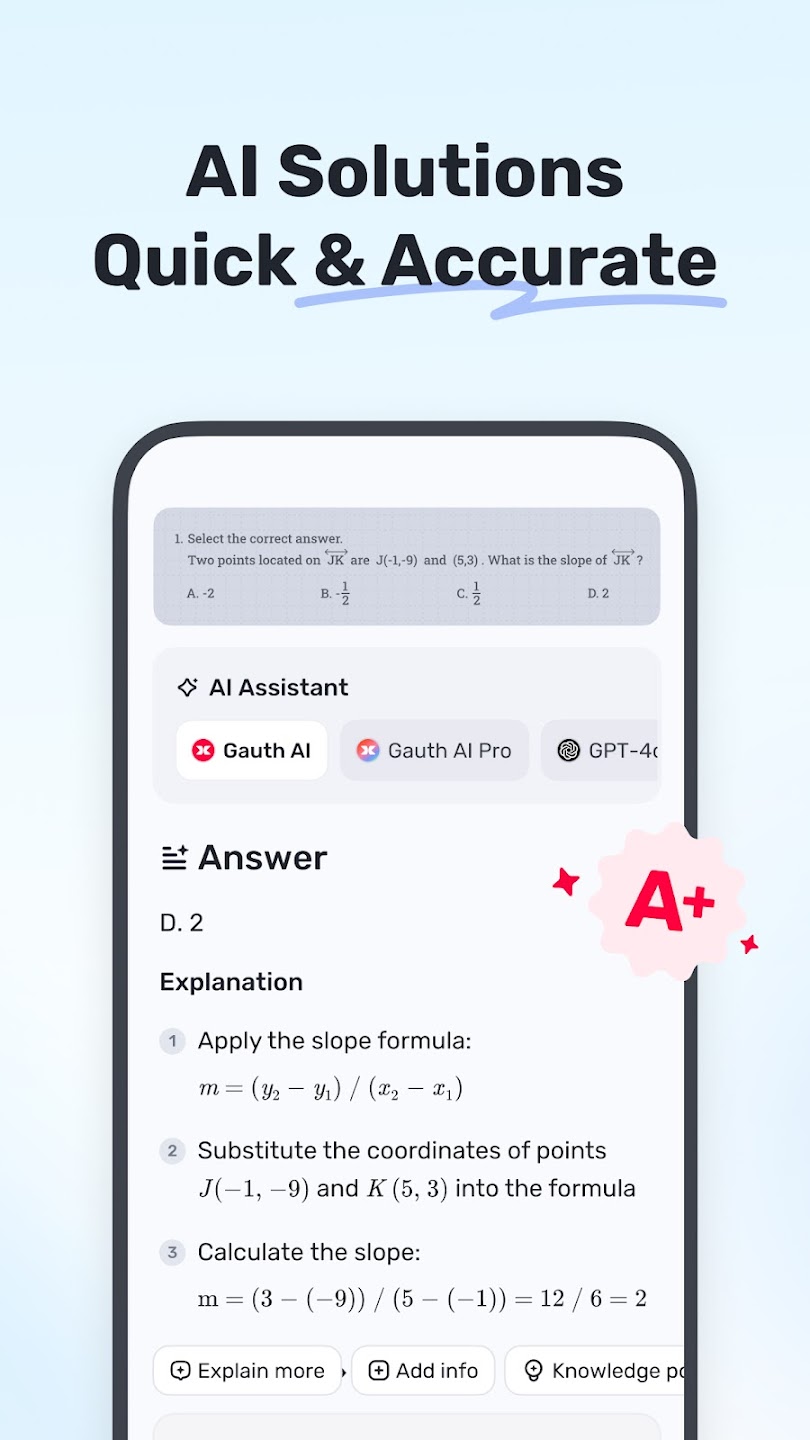 تطبيق Gauth: AI Study Companion