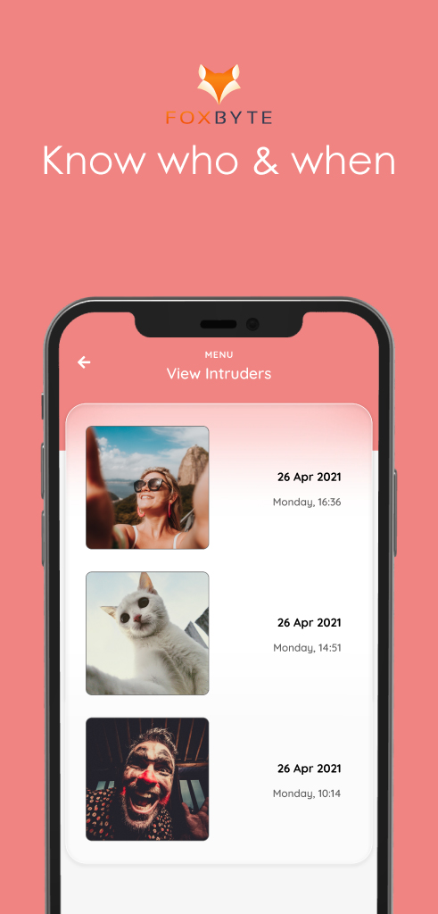 تطبيق Catch Phone Intruder