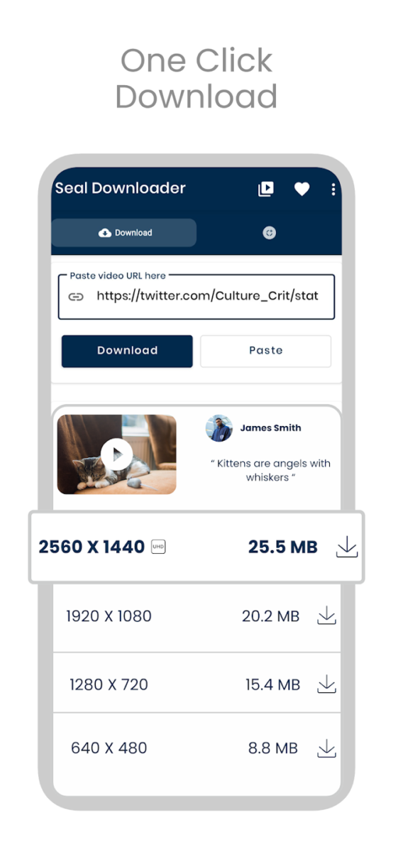 تطبيق Seal Downloader