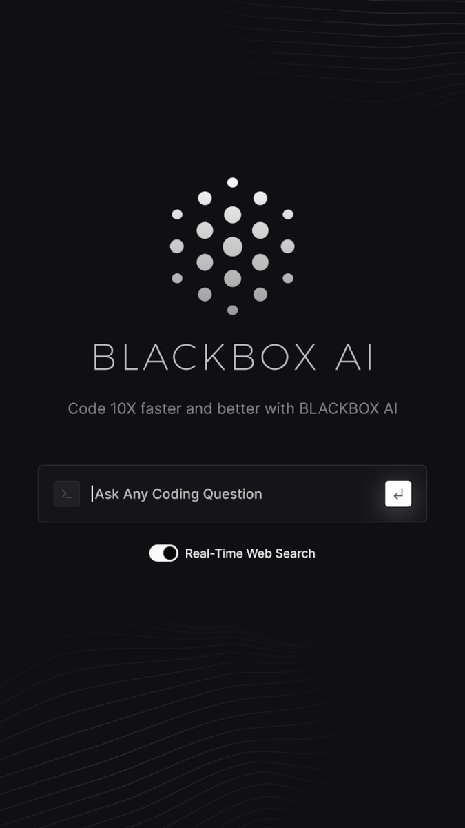 تطبيق Blackbox AI Code Chat
