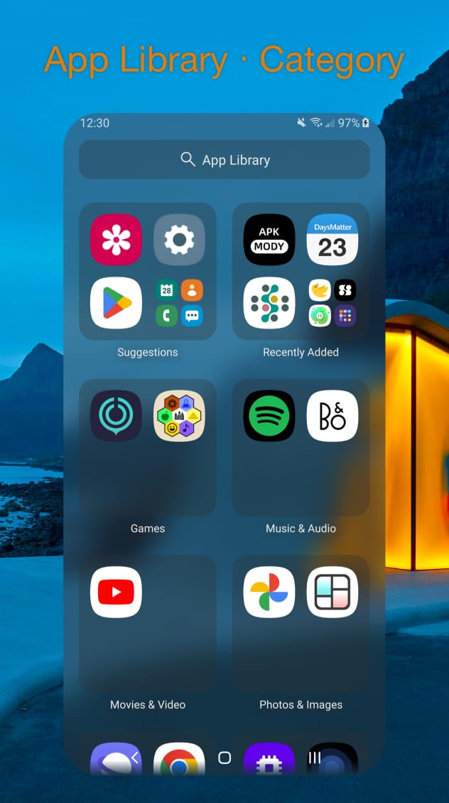 تطبيق DNA Launcher