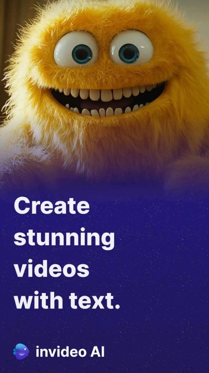 تطبيق invideo AI: Video Generator