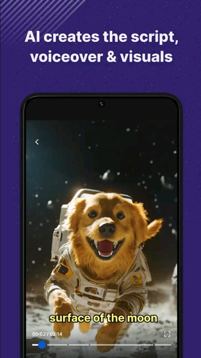 تطبيق invideo AI: Video Generator