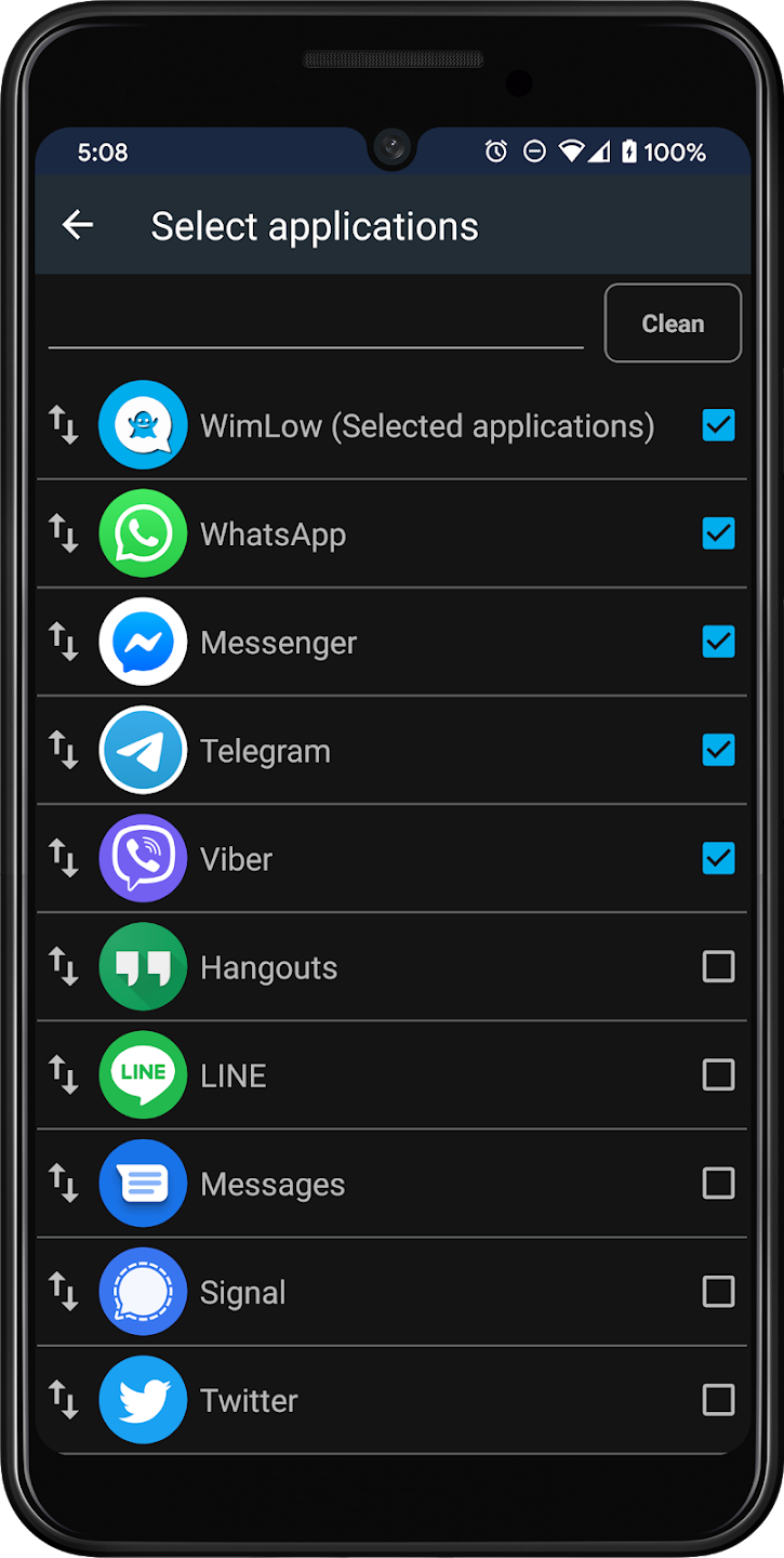 تطبيق WimLow - Privacy in your chat