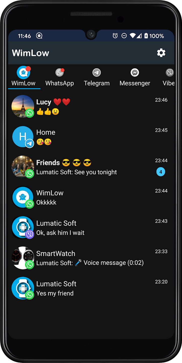 تطبيق WimLow - Privacy in your chat