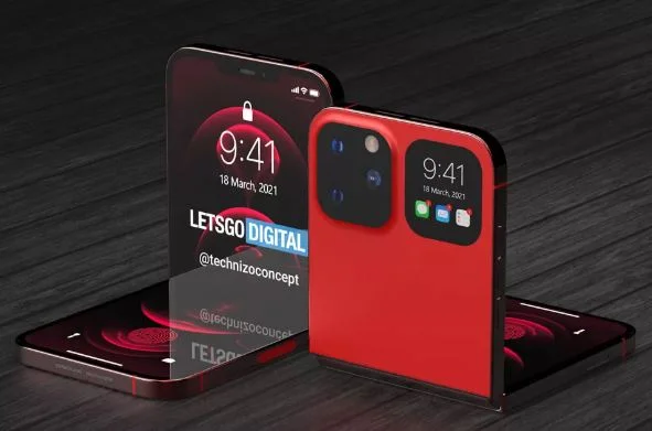جهاز iPhone قابل للطي