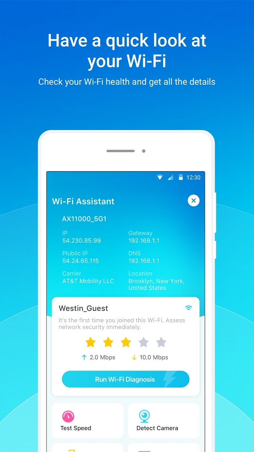 تطبيق Wi-Fi Toolkit